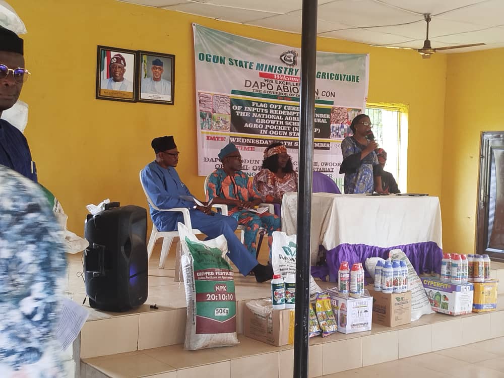Agricultural inputs flag-off ceremony in Ogun State