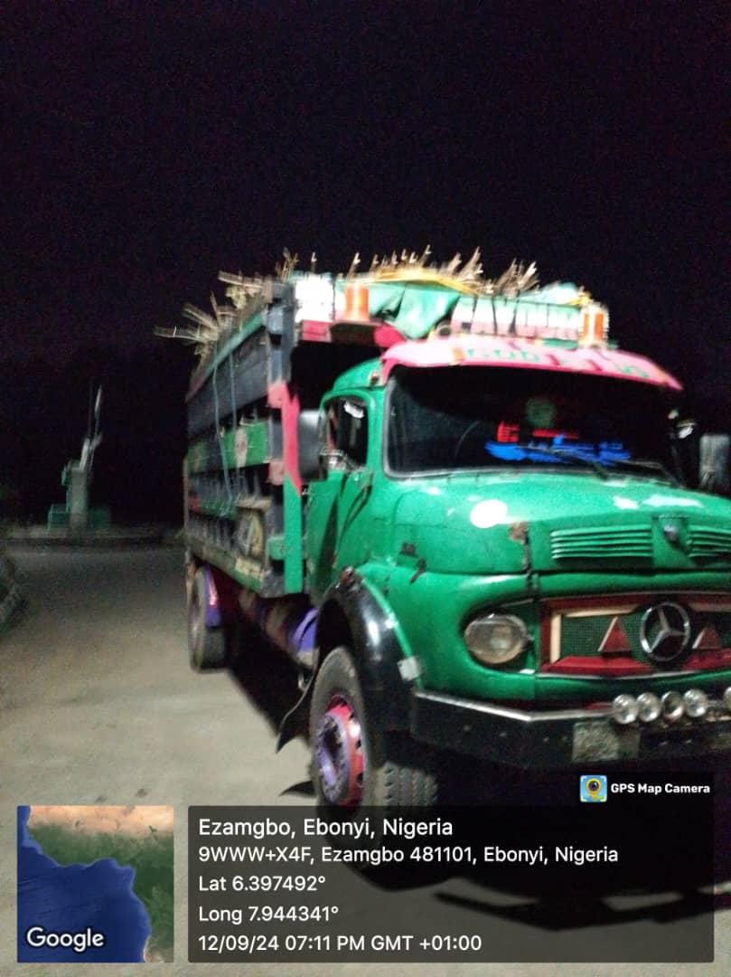 Inputs distribution logistics truck in Ebonyi State